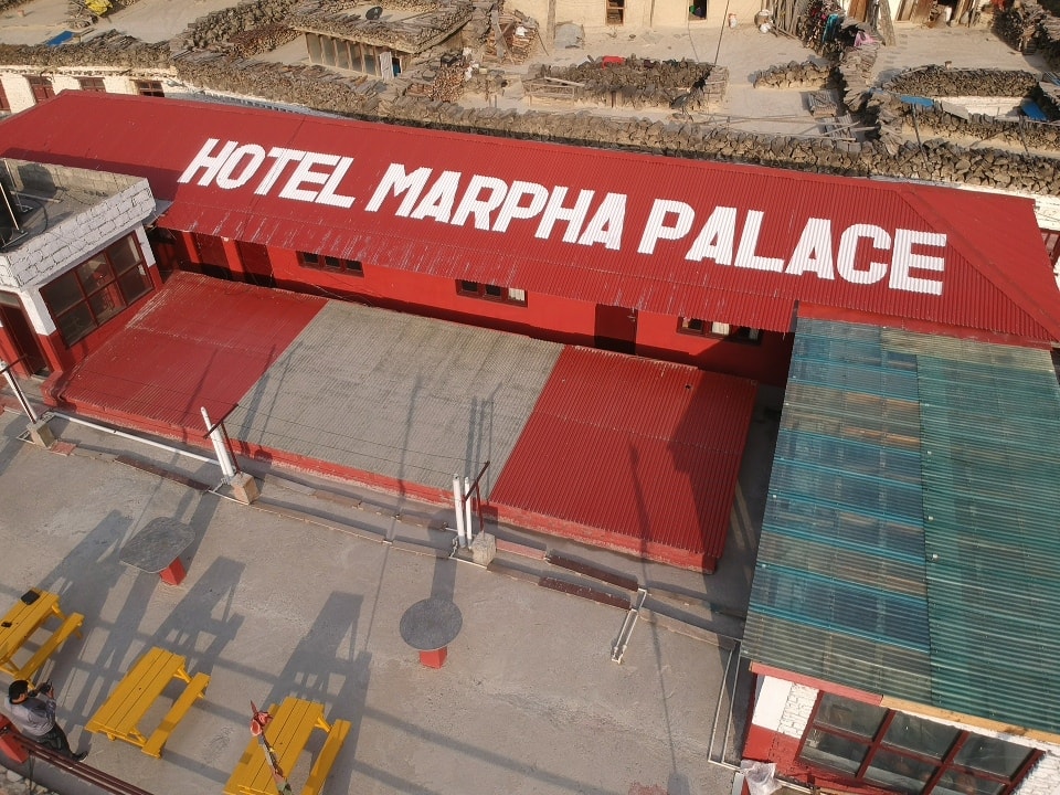 Exterior of the hotel