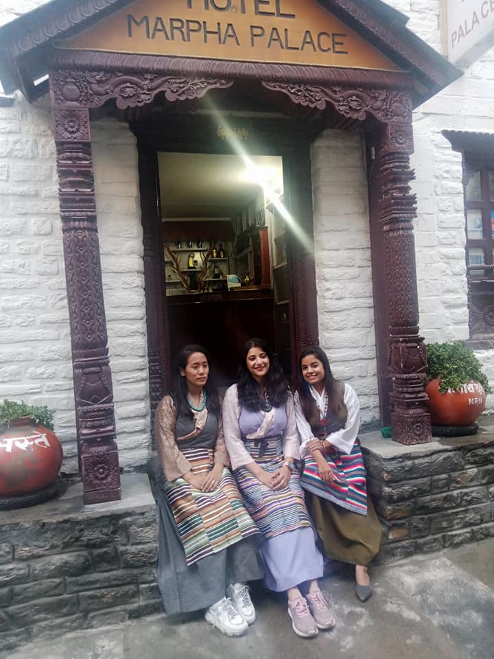 Women in native dress